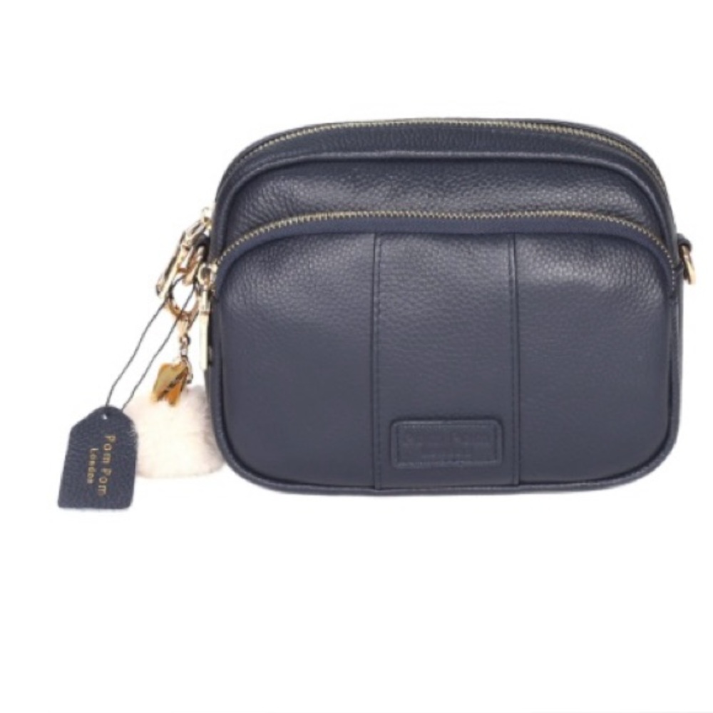 Pom Pom of London Bag crossbody Navy